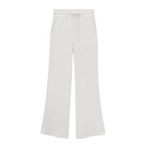 $108 New Neiwai Active Urban Sport Casual Flared Pants - white - small